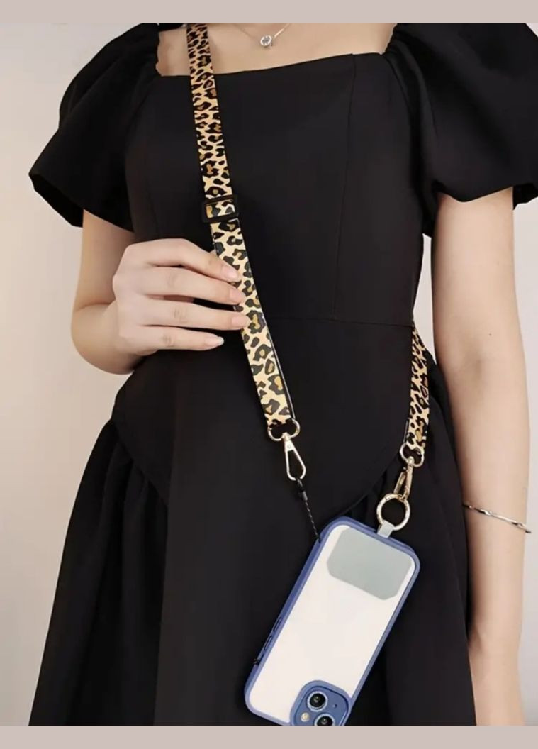 Ремешок для телефона, сумки леопардовый принт No Brand (329424218)