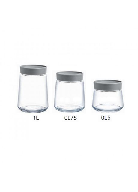 Набір банок для сипучих Jar SWING 3 шт Q6631 Luminarc (273223995)