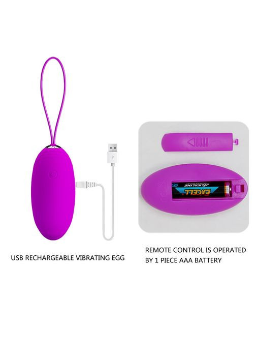 Виброейте - Pretty Love Jacqueline Vibrating Egg Purple Drive LyBaile (322535776)
