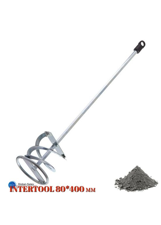 Миксер для сухих смесей 80 х 400 мм (HT-4003) Intertool (335048848)