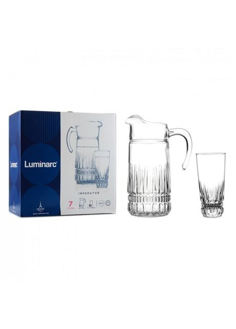 Набір для напоїв Imperator глечик і склянки M0089 Luminarc (273217349)