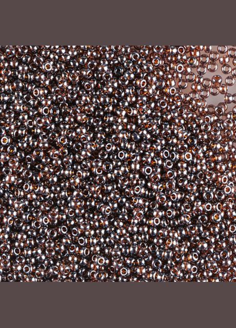 Бисер чешский Preciosa 16110, прозрачный глазированный, коричневый (10 г) No Brand (340486037)