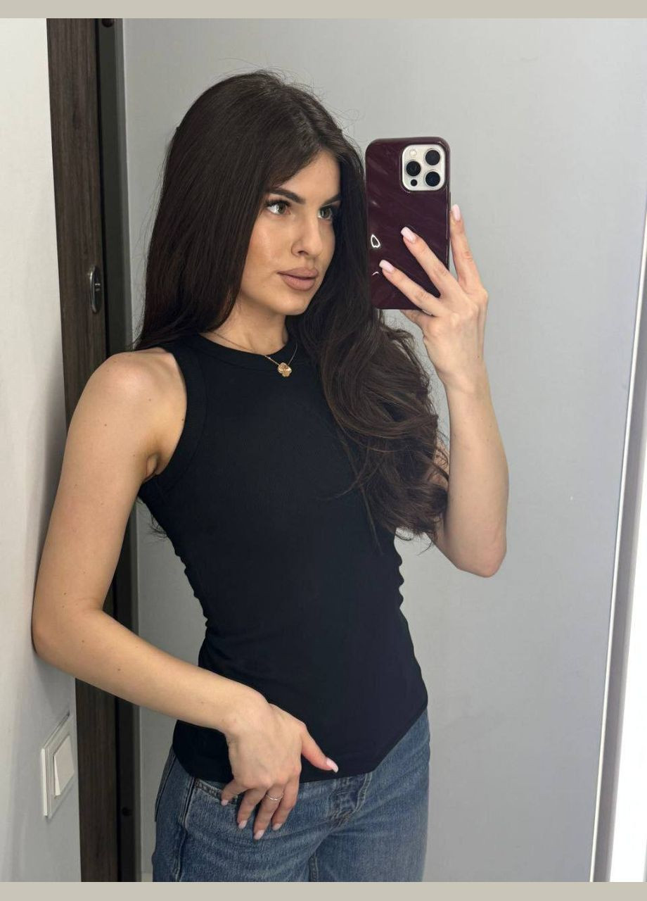 Мужская рубашка трикотажная черная You Best — 332621152