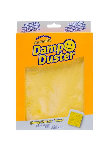 Универсальное полотенце для уборки пыли желтое Damp Duster Towel 1 шт Scrub Daddy (370051079)