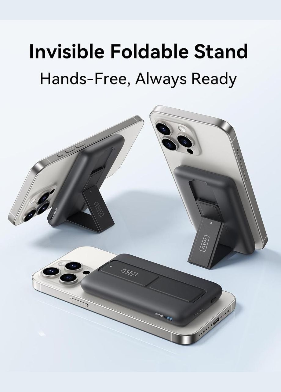 УМБ Powerbank для Magsafe Portable Charger, Ultra Slim 6000mAh 20W PD (BI-B7) INIU (341317319)