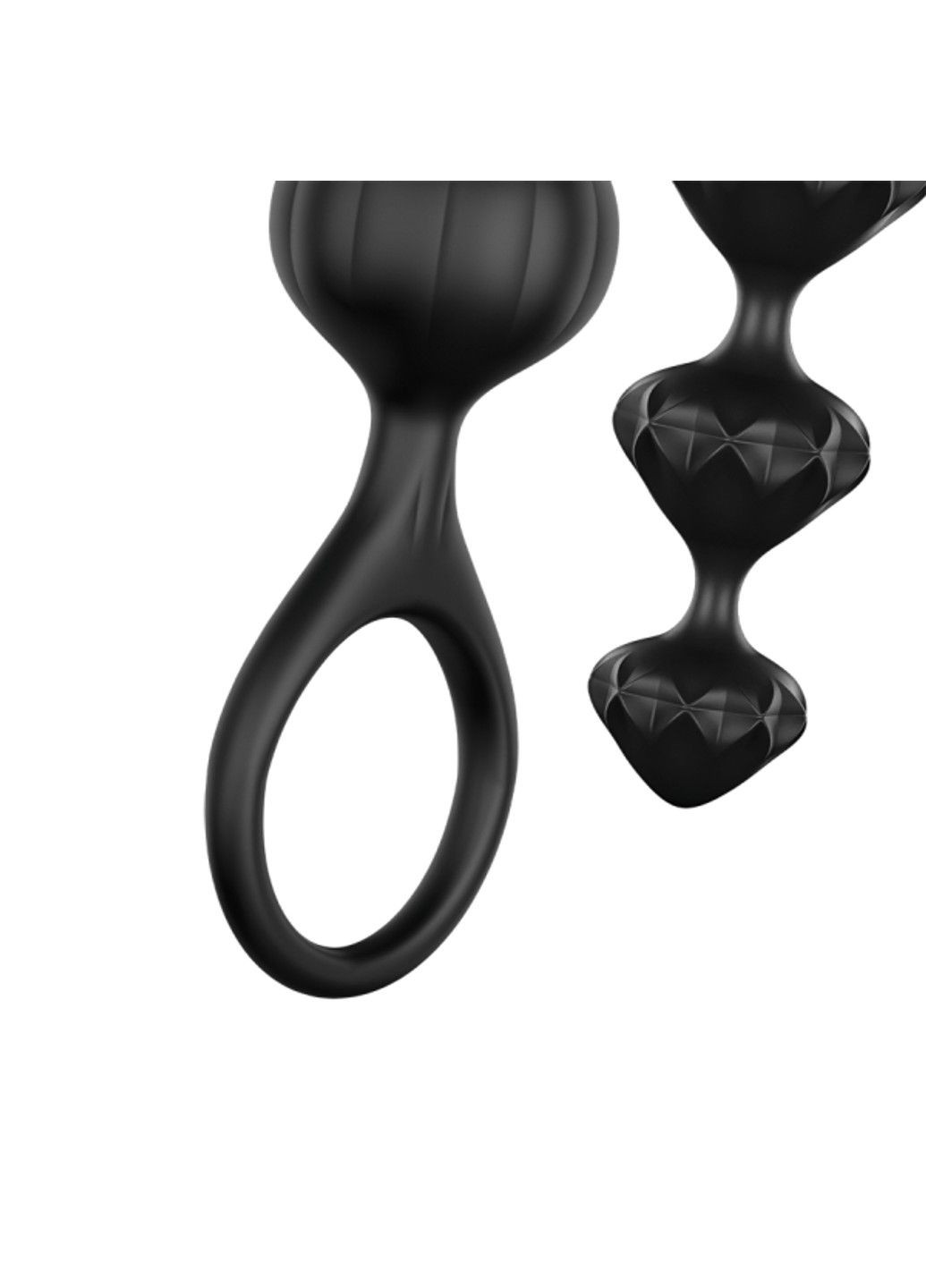 Набор анальных цепочек Love Beads, черный Satisfyer (315498006)