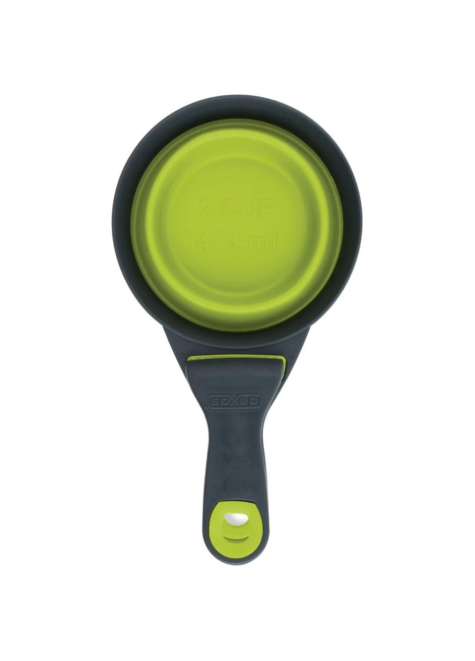 Мерный стакан Collapsible KlipScoop с клипсой 480мл, для корма, зеленый Dexas (364488983)