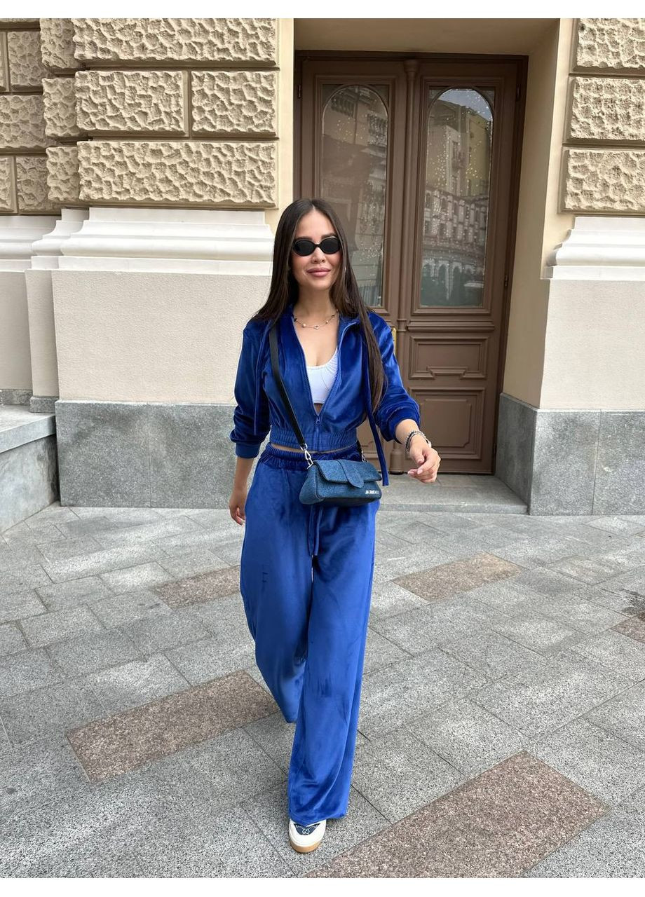 Жіночий спортивний костюм із м’якого велюру Україна (361071505)