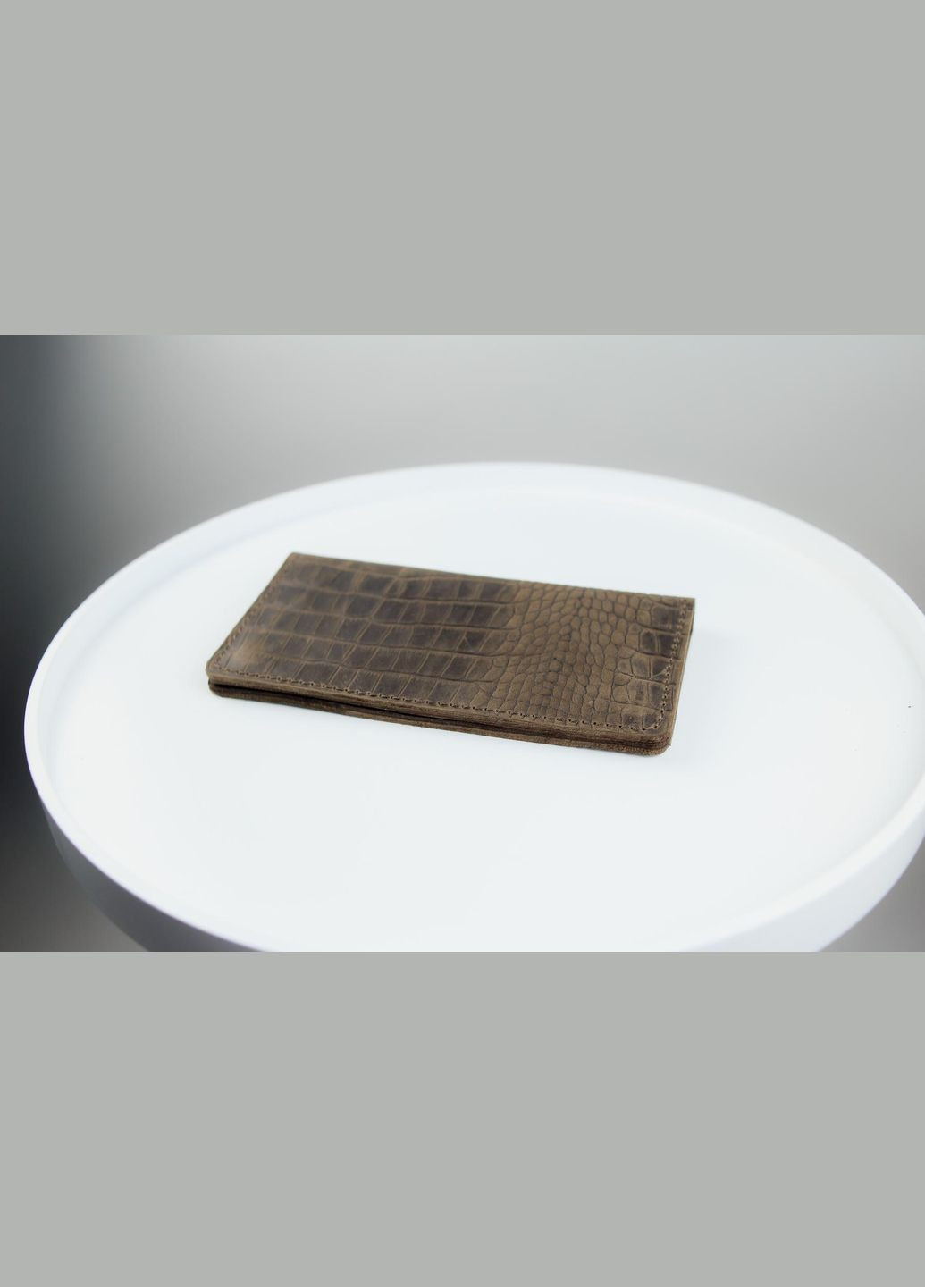 Чоловіче портмоне із натуральної шкіри Crazy Horse тиснення крокодил SH006 ( ) SKILL (322605477)