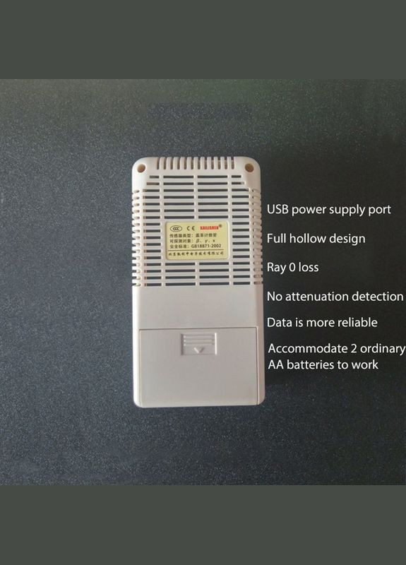 Радиационный дозиметр – ZGKPDQ BR-6 (Kailishen GB188), счетчик гейгера, радиометр, 135х70х40 мм. белый China (326794467)