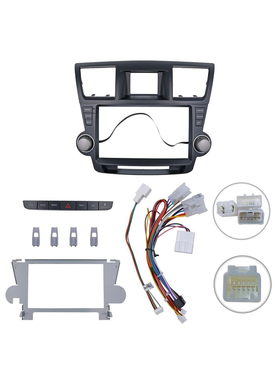 Установочный комплект серии QBR-K 0497-36A под Toyota Highlander 2 XU40 2007-2013 Kluger 2008-2014 (K4) QIV (361639358)