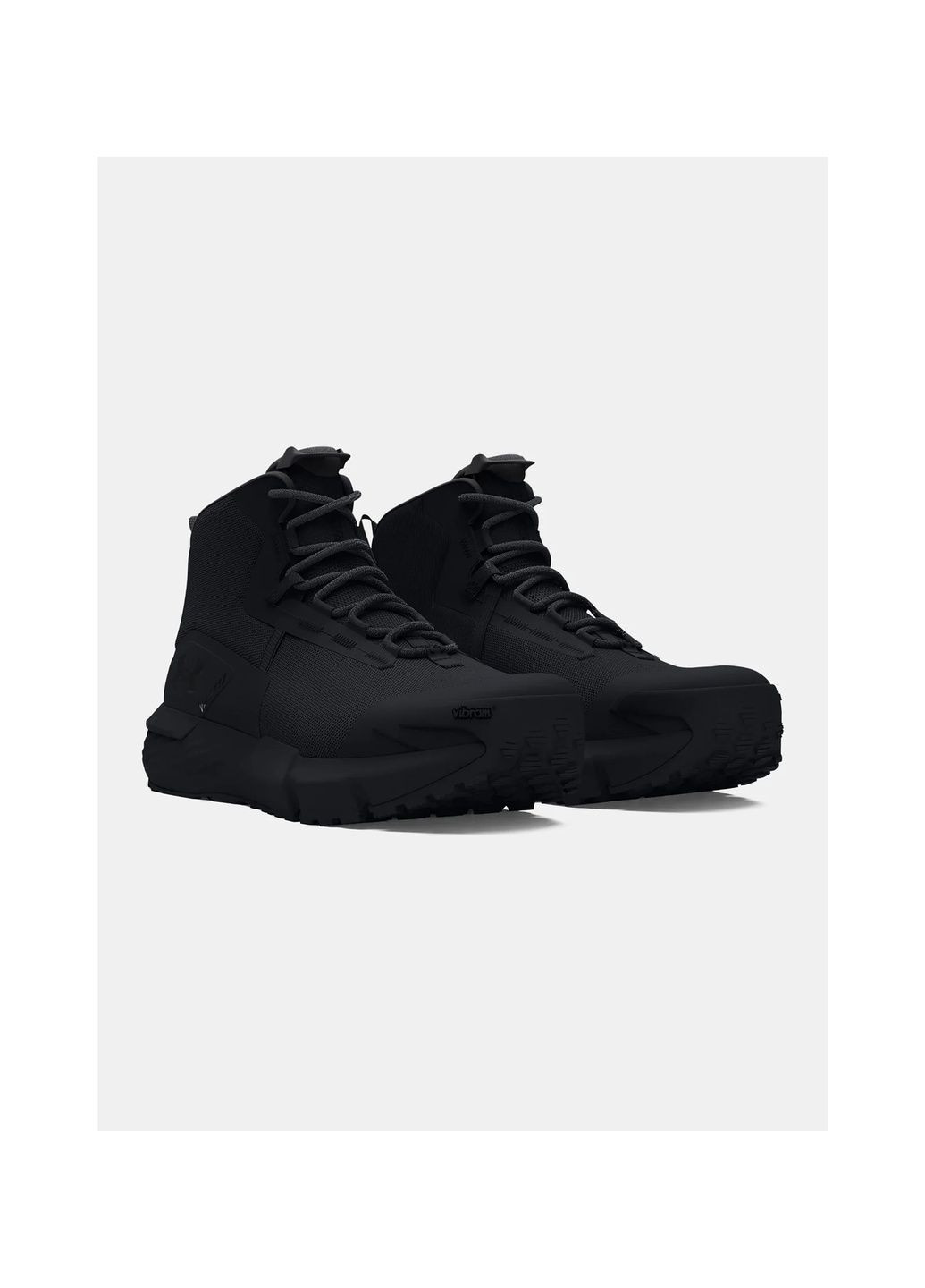 Черные кроссовки мужские charged valsetz mid black 3027382-001 Under Armour