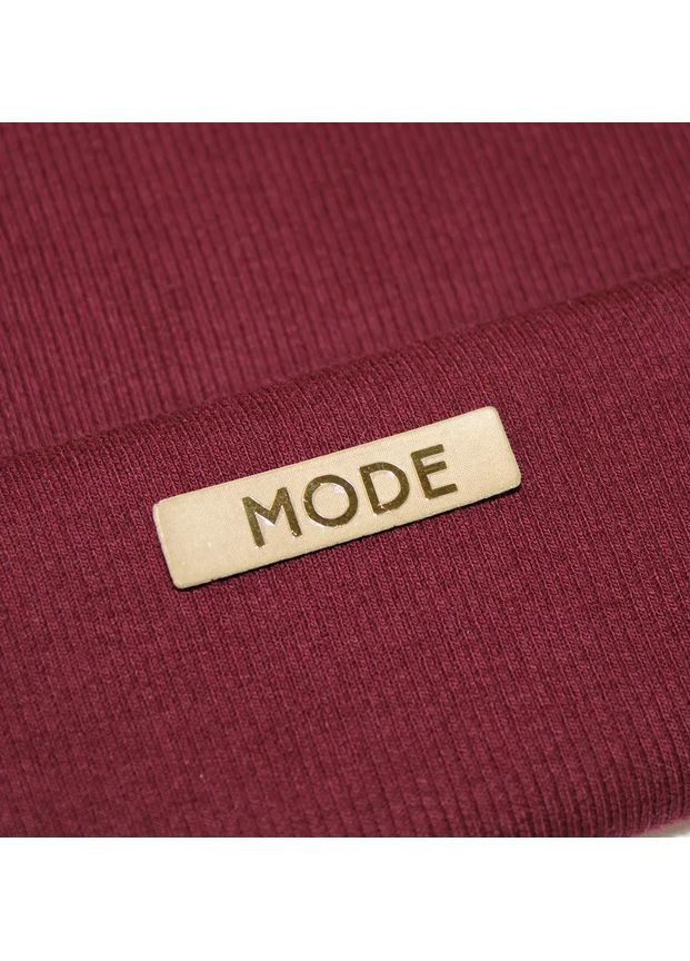 Нашивка "MODE" бежевого цвета с золотистой надписью (8373) No Brand (361056606)