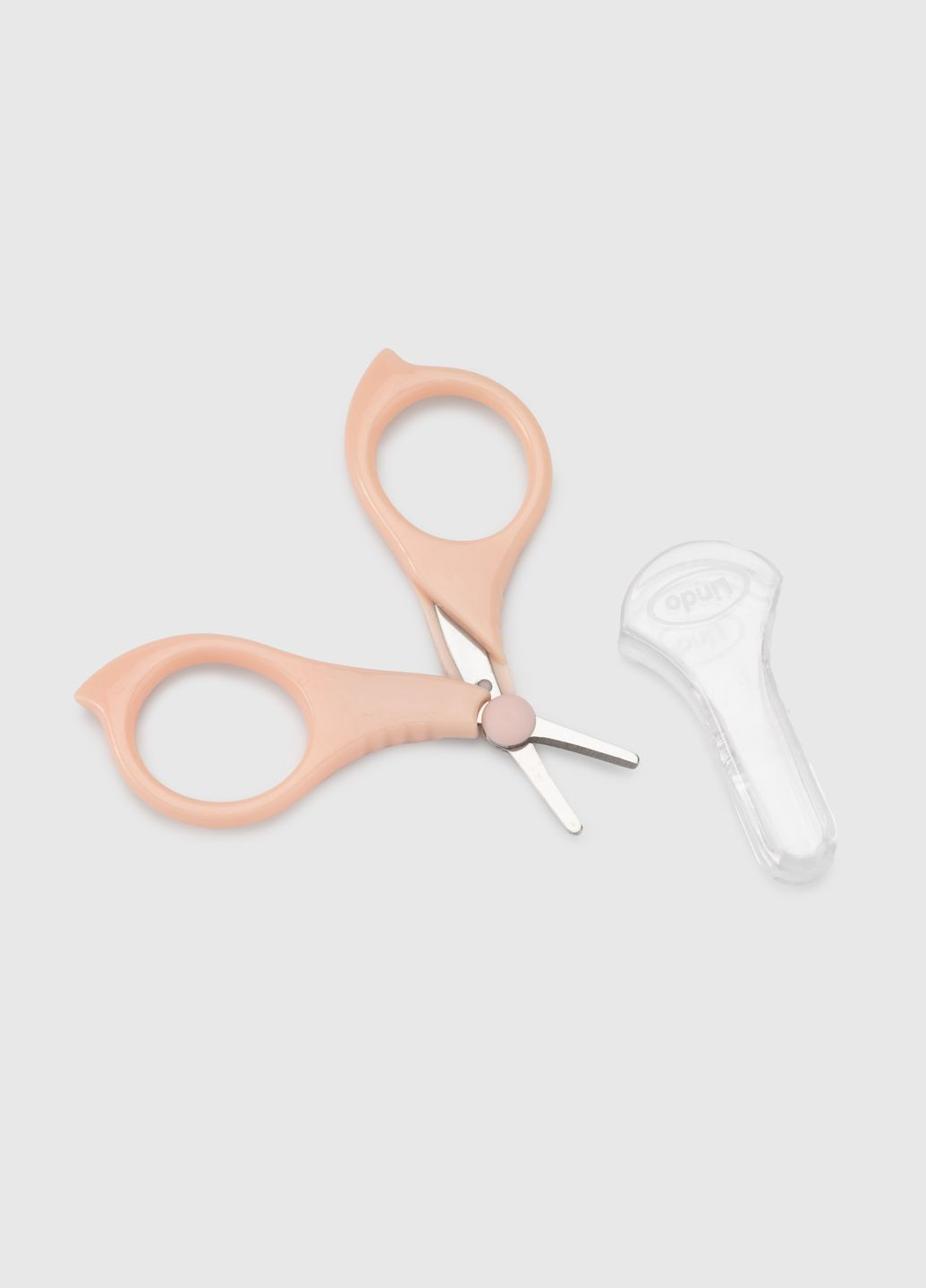 Ножницы детские с короткими лезвиями и колпачком ZP 002 Lindo (285764418)