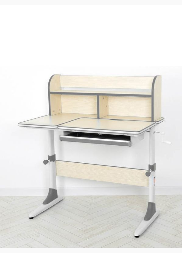 Парта с надстройкой и полкой высота регулируется Bambi (303056482)