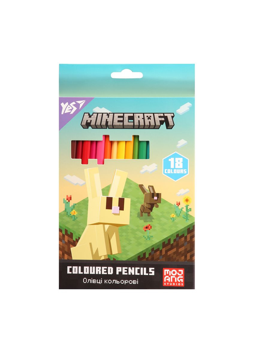 Набор двусторонних цветных карандашей Minecraft Spring 290773 36 цветов Yes (364762297)