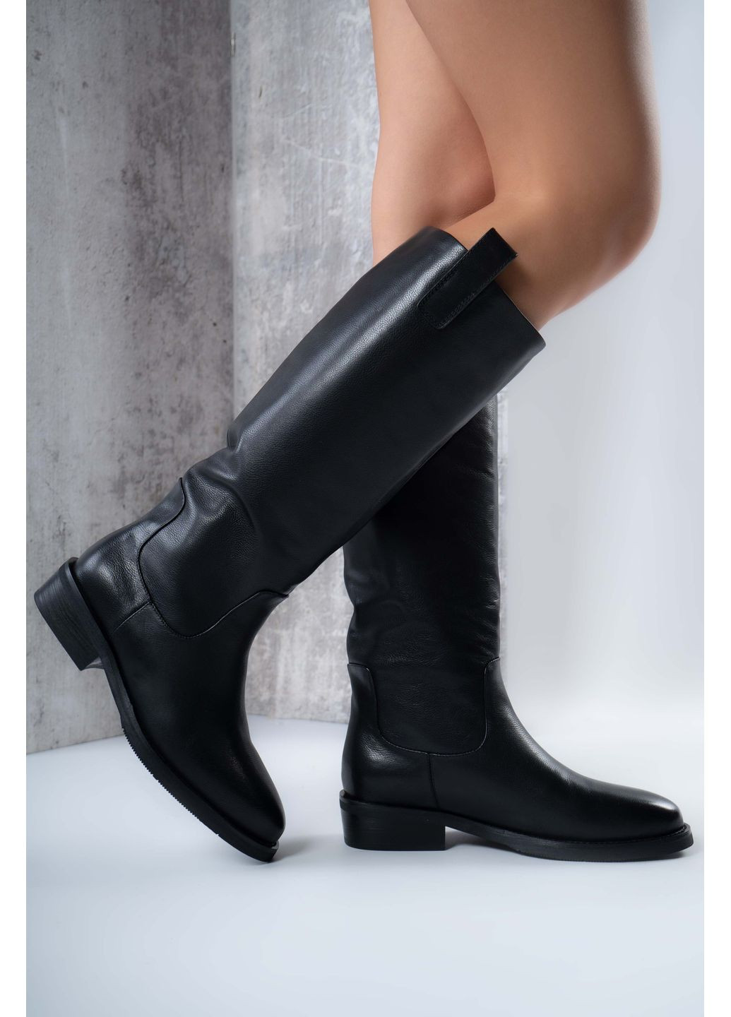 Чоботи жіночі Натуральна шкіра чорні 346807 Where Uwear (370268966)