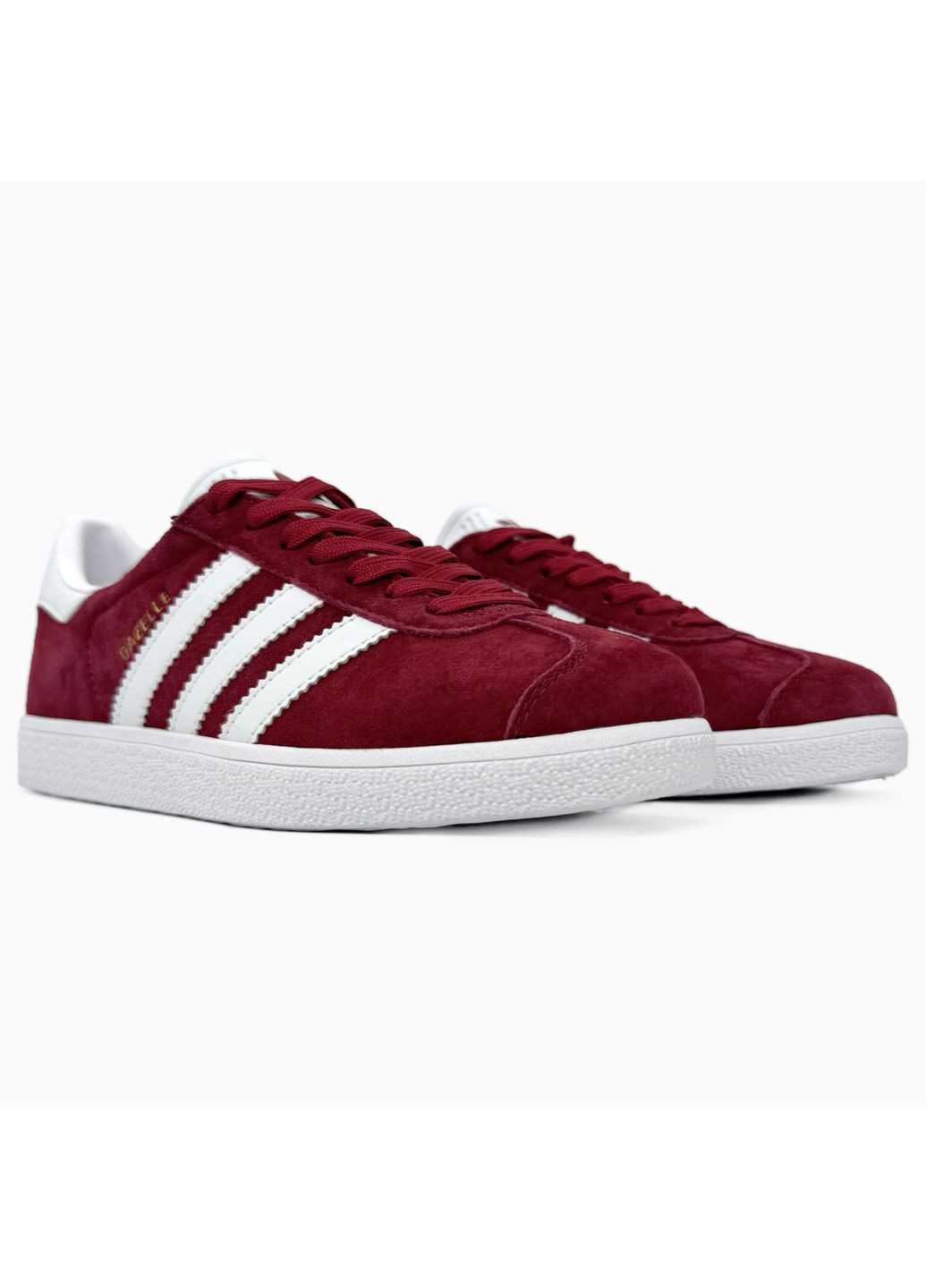 КРОССОВКИ ЖЕНСКИЕ ADIDAS GAZELLE RED ADI-0487 АДИДАС ГАЗЕЛЬ No Brand комбинированные демисезоны (368868752)