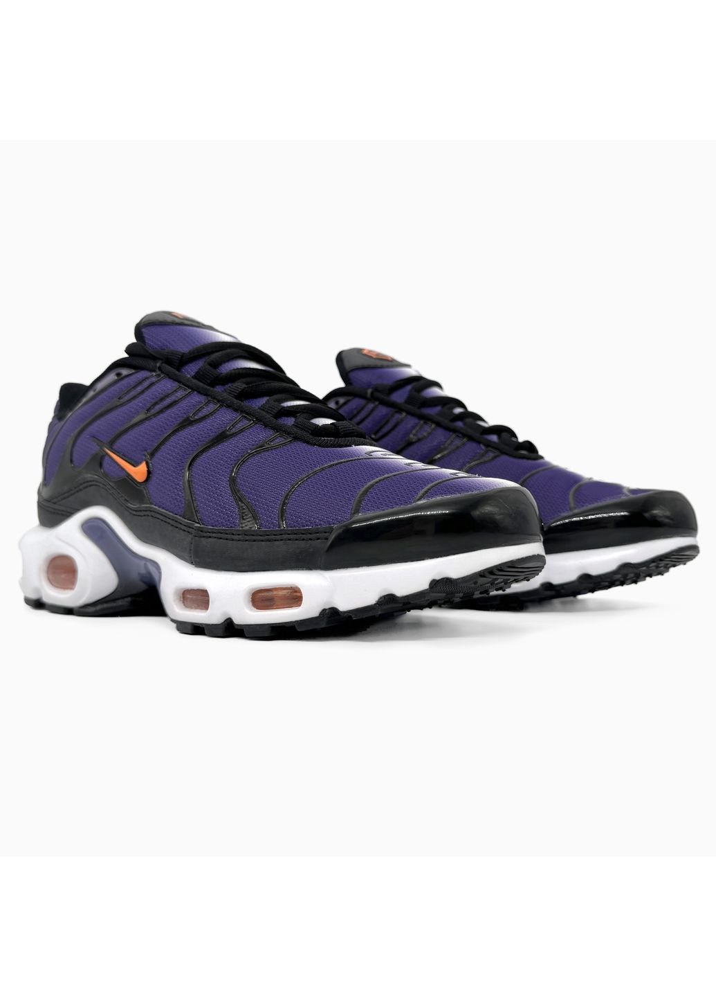 КРОСІВКИ ЖІНОЧІ NIKE AIR MAX TN PLUS VOLTAGE PURPLE / BLACK НАЙК АІР МАКС ТН ПЛЮС No Brand чорні демісезони (369392523)