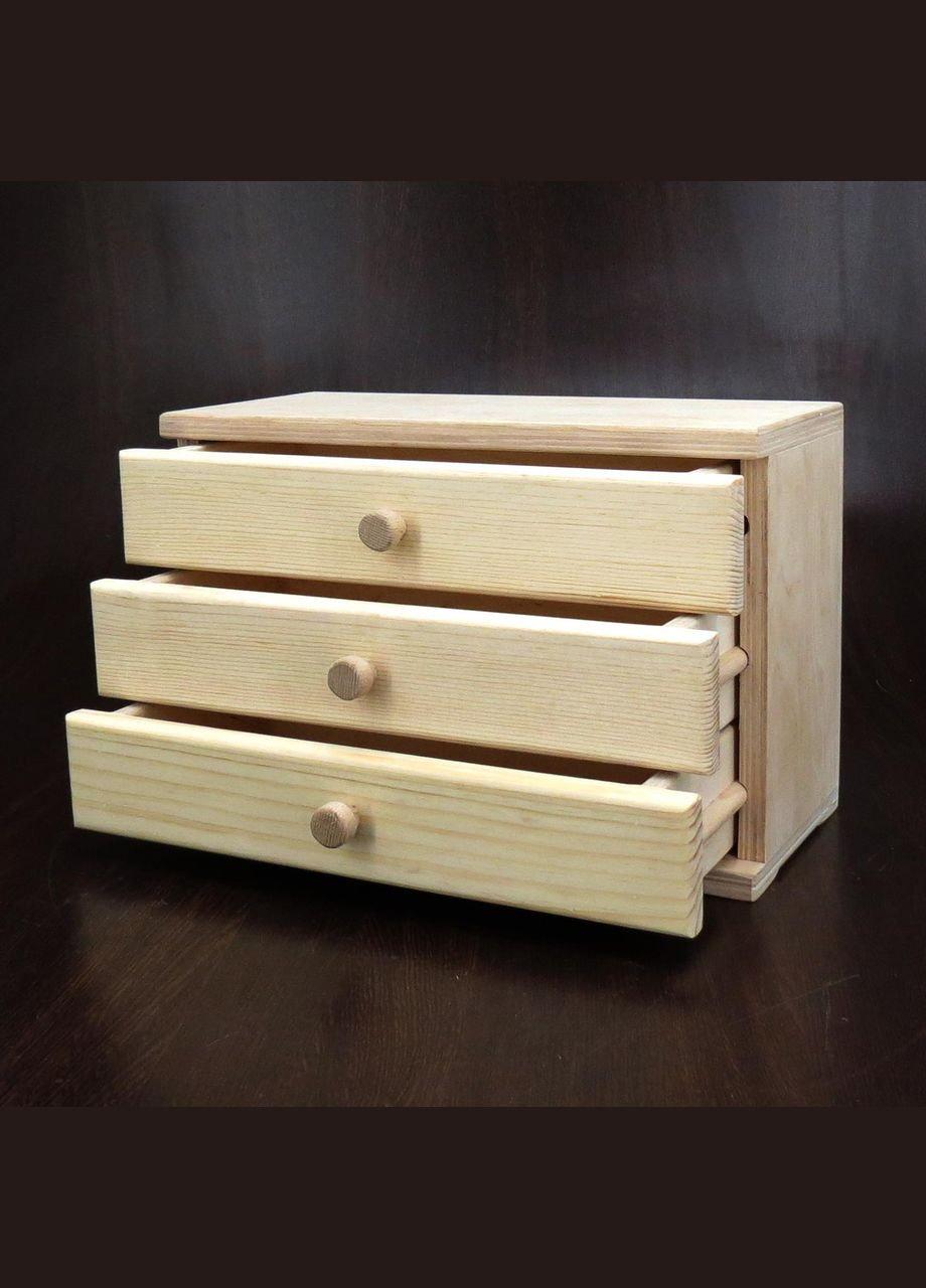 Мини-комод из дерева Таркинг бланже (МНК-003301) No Brand (328225037)