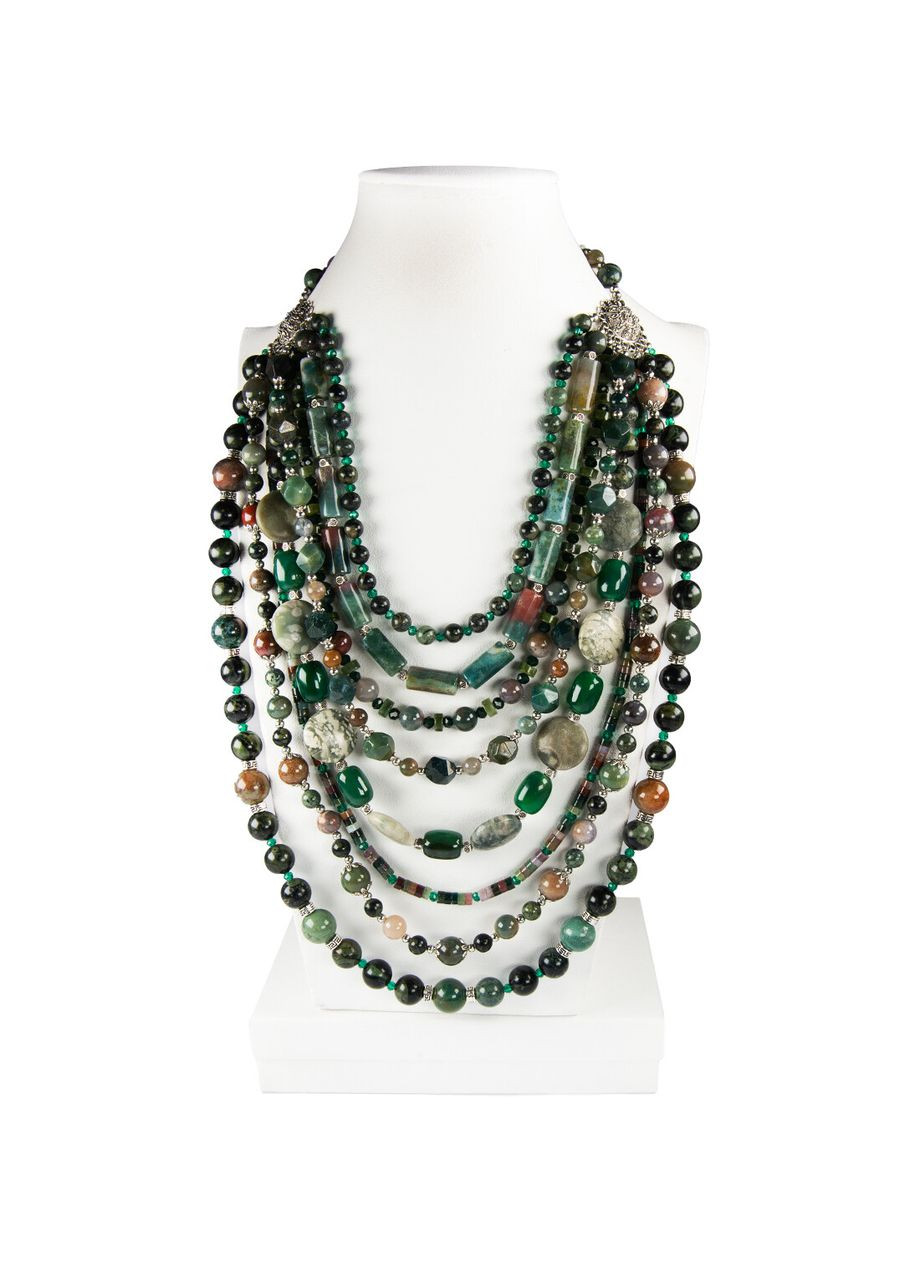 Ожерелье "Кармелла" Яшма, Агат Fursa fashion (335029505)