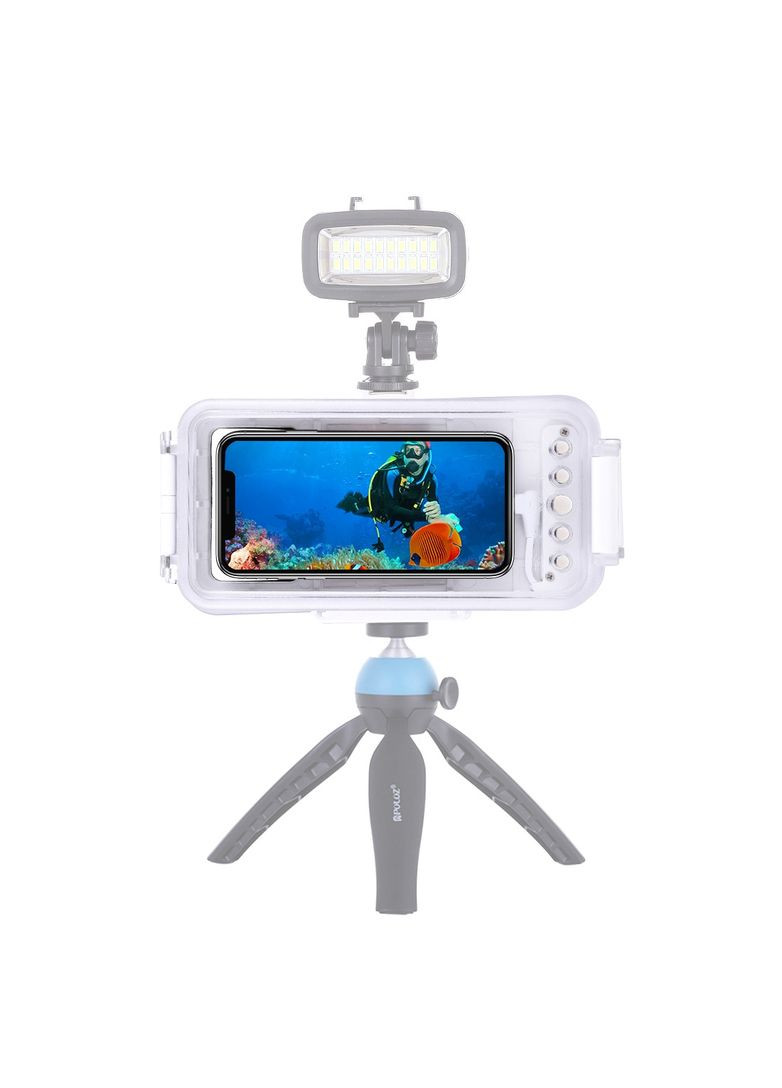 Аквабокс водонепроницаемый бокс для подводной съемки дайвинга PU9010W для Iphone 13, 12, 11, X, 8, 7, 6S Puluz (372477301)