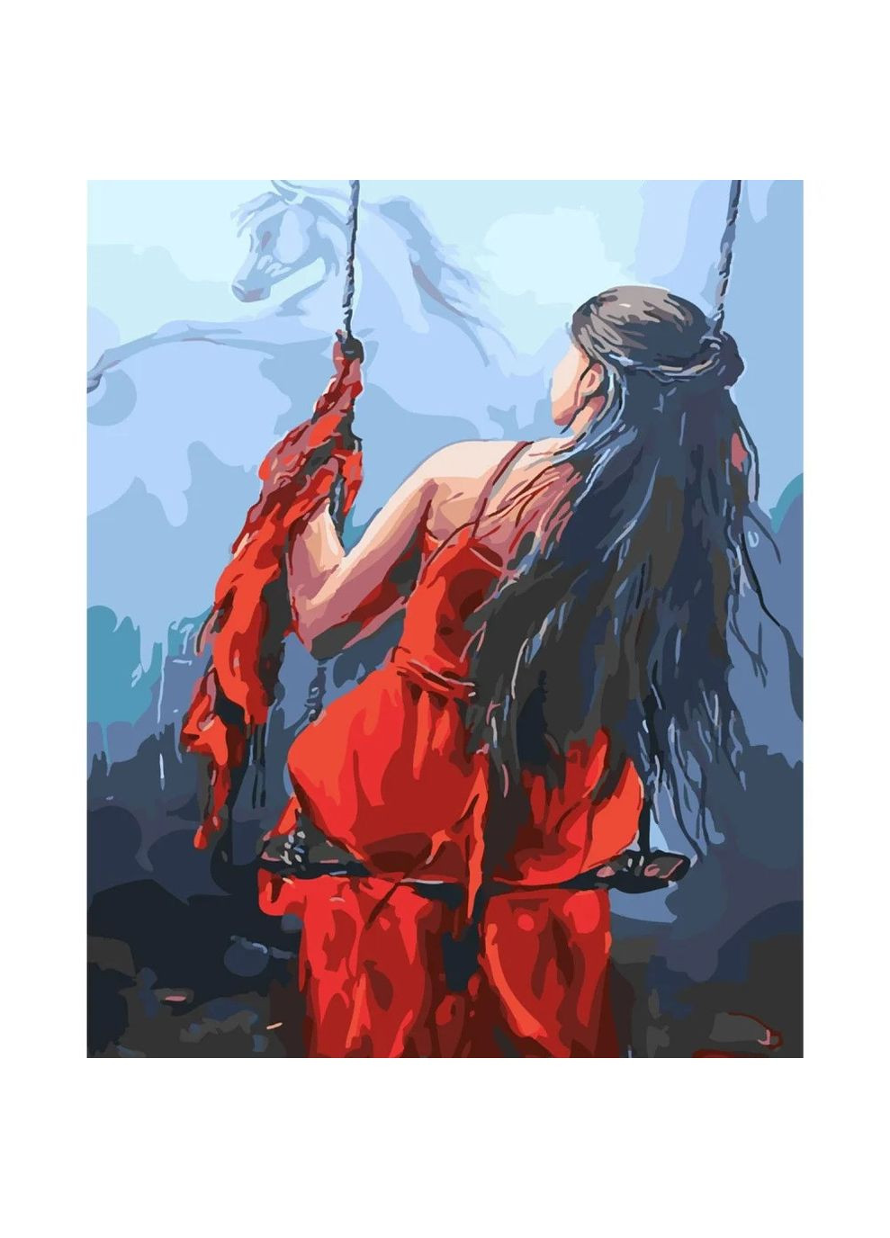 Набор для росписи по номерам "Утечки мечт" SY6101 размером (40х50).( ) Strateg (328945388)