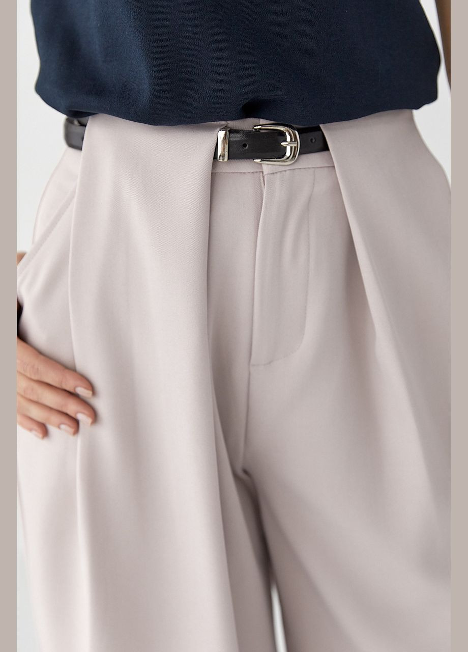 Брюки-палаццо в комплекте с ремнем Lurex (333339880)