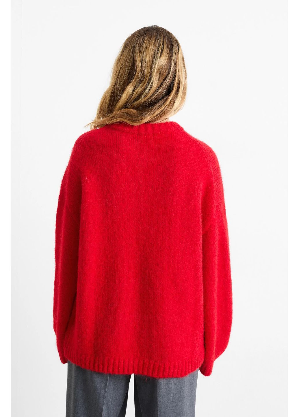 Червоний демісезонний светр C&A