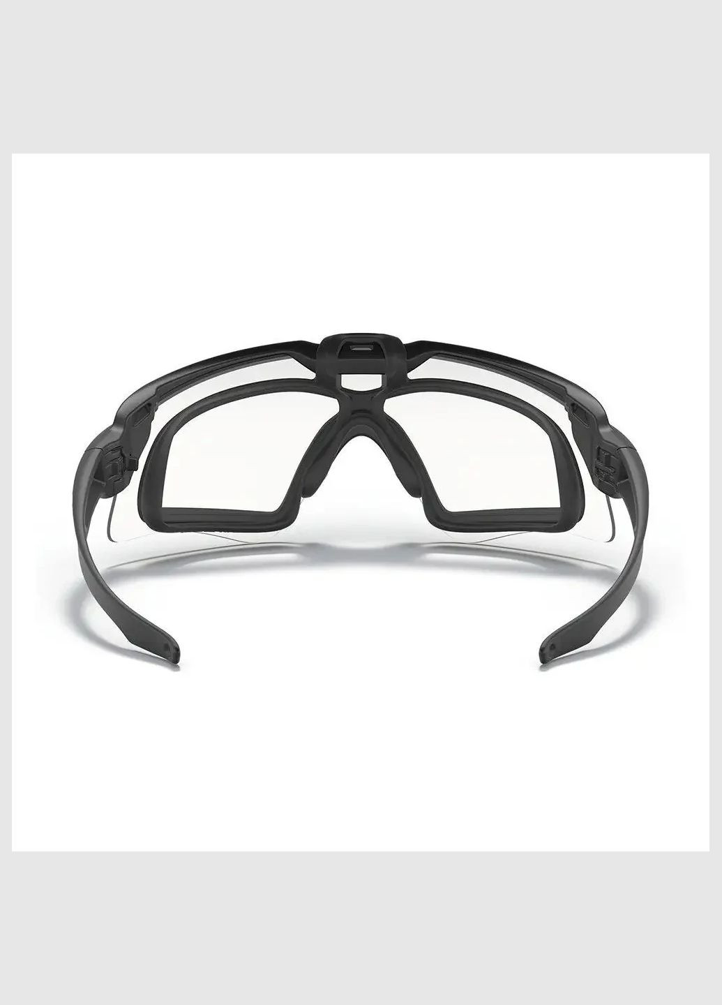 Защитные очки и маска 2 в 1 тактические Si M Frame black Oakley (329741409)
