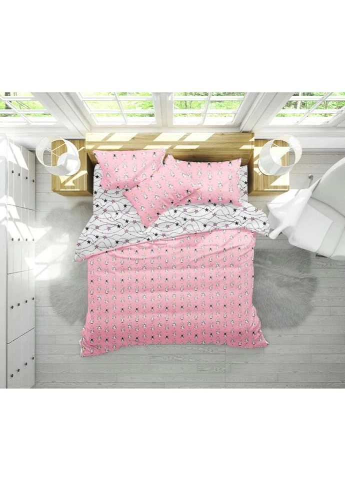 Постільна білизна Бязь 17-0528 Bunnies pink Сімейний (2200003671759) Mirson (280801176)