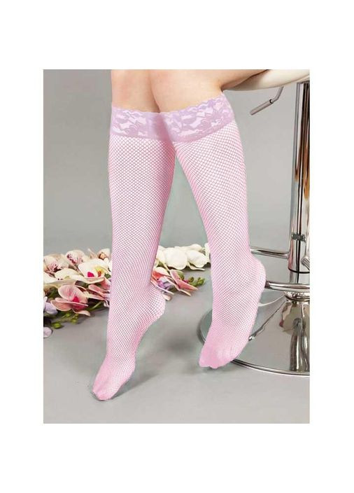 Чорний демісезонний довгі гольфи в сітку - чорний /м - еротична білизна -