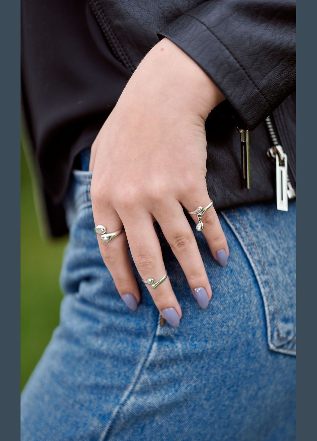 Кольцо Невесомая капелька 925 17.5-18 Skifska Etnika (325471188)