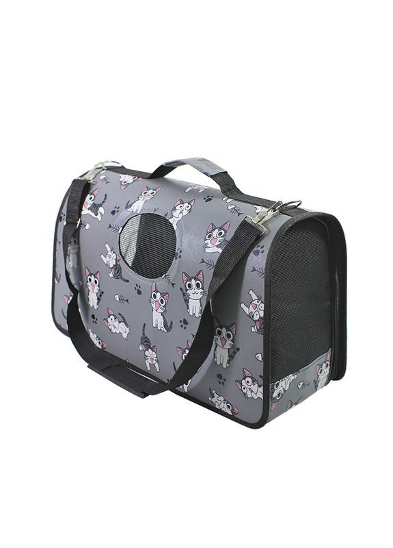Сумка-переноска 243307 Cat Gray 52*22*29 см контейнер для кішок перенесення тварин 30 шт. Taotaopets (356500223)
