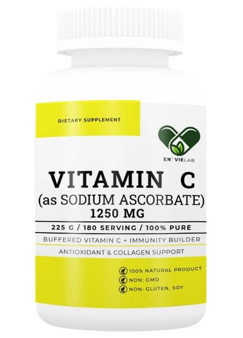 Vitamin C as Sodium Ascorbate 225 g /180 servings/ Pure En`vie Lab (302654003)