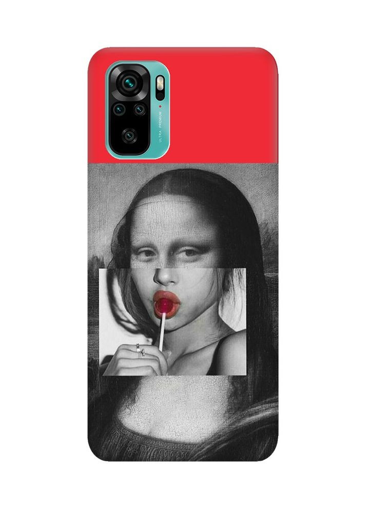 Матовый чехол на Xiaomi Redmi Note 10 / Note 10s:: Современная Мона Лиза (принт 351) Creative (360669077)