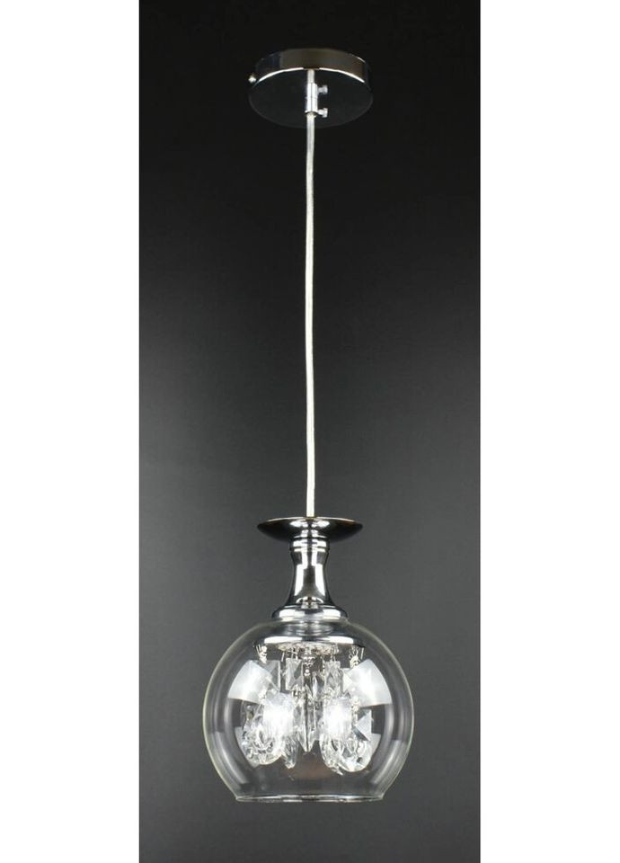 Люстра светодиодная подвесная LED светильник для квартиры на потолок лэд 26990 Хром 30-150х14х14 см. Sunnysky (324396049)