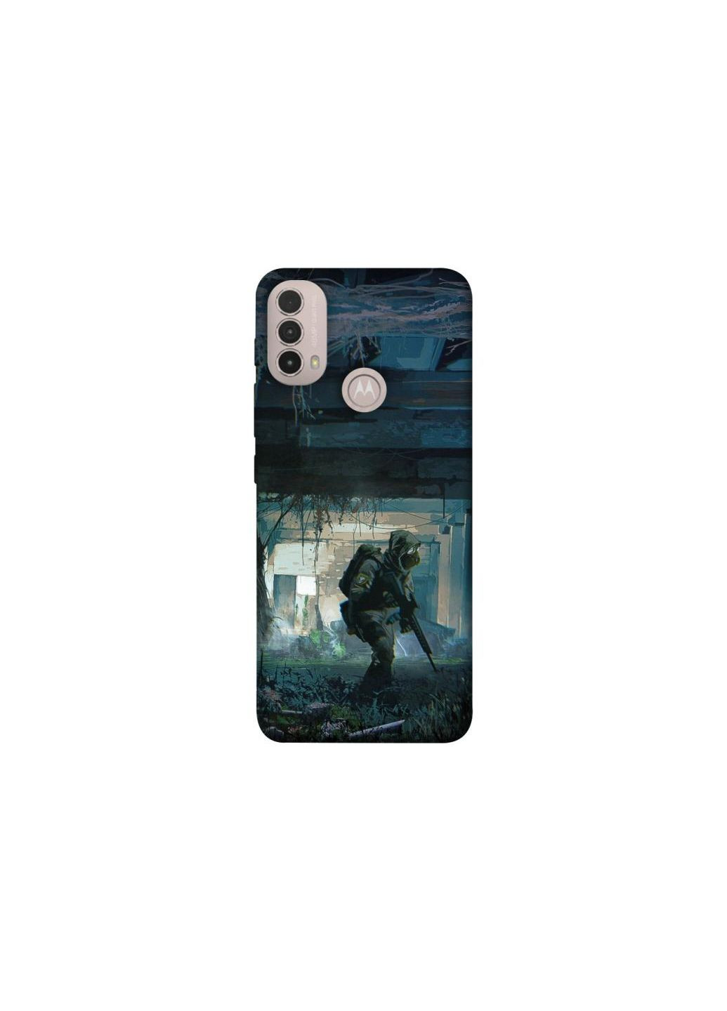 Чохол на Motorola Moto E40 Сталкер v7 Frontalka (361995733)