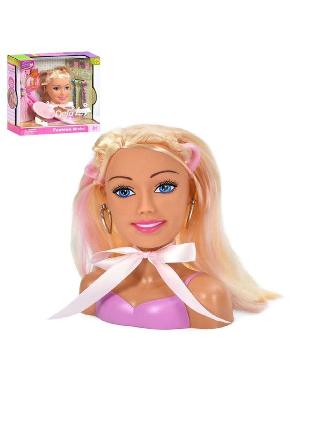 Манекен кукла для причесок и макияжа DEFA 8056 Metr+ (307073261)