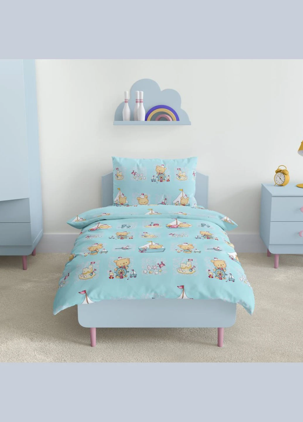 Постельное белье "Soft dreams" Морячок, 50x70, подростковое ТЕП (324767211)