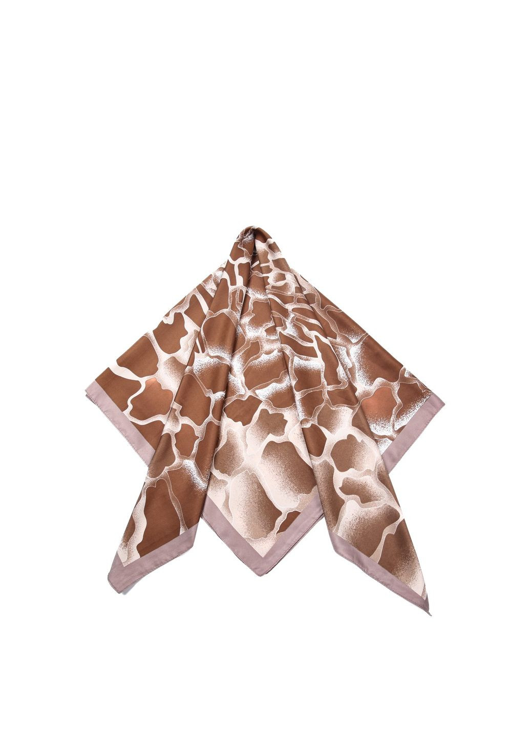 Платок женский с принтом атлас разноцветный БЛЕЙКА LuckyLOOK 928-756 (362556391)