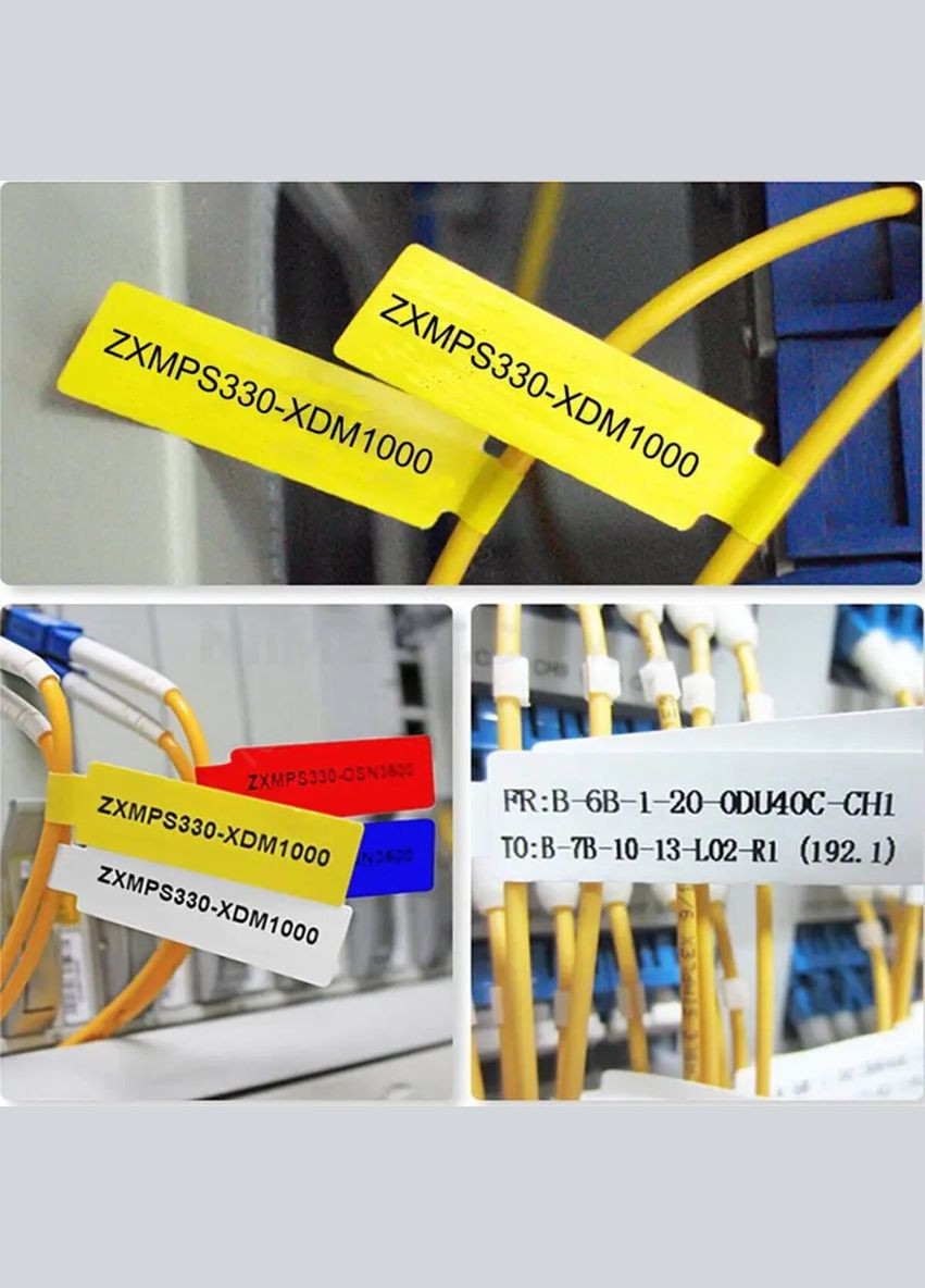 Етикетки T12.5*74+35-65 Cable White For (A2K18638601) NIIMBOT D11/D110/D101/H1S (340277777)