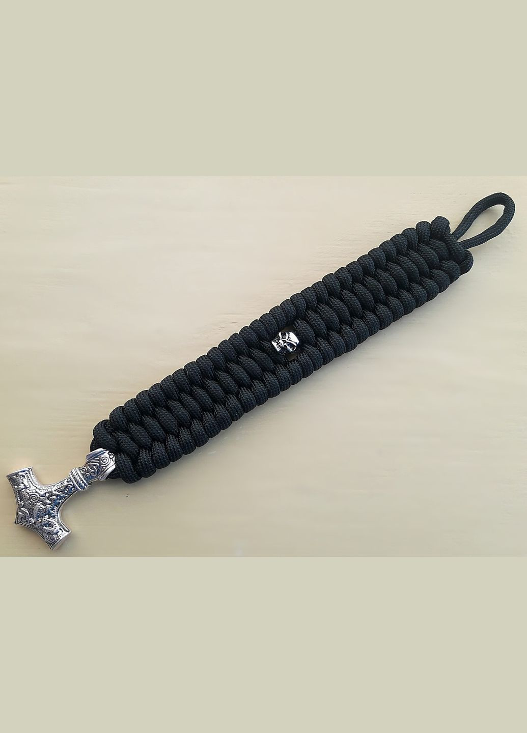 Браслет з Молотом Тора з паракорду + брелок в подарунок No Brand (341738924)