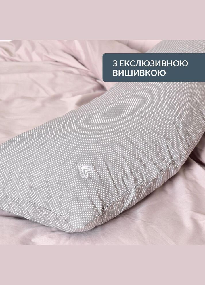 Подушка ортопедична 40х130 см з наволочкою для сну та відпочинку S-Form антиалергенна з блискавкою IDEIA (334726660)
