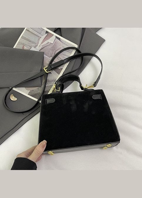 Жіноча сумка 2363 замшева крос-боді No Brand (344446596)