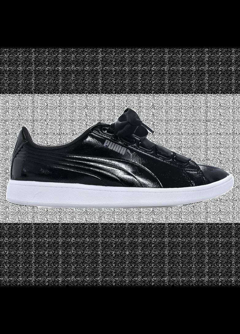 Женские кроссовки Vikky Ribbon P Puma чёрные всесезоны (318519357)