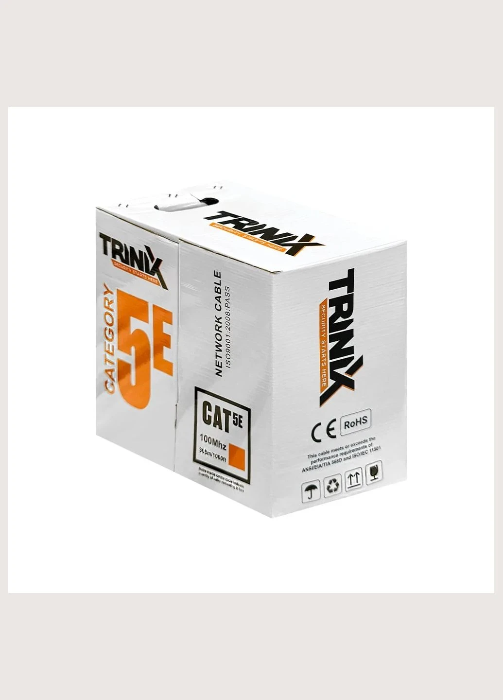 Кабель витая пара UTP CAT5E CCA 0.51mm PVC Indoor 305m (33-00187) Trinix (395922732)