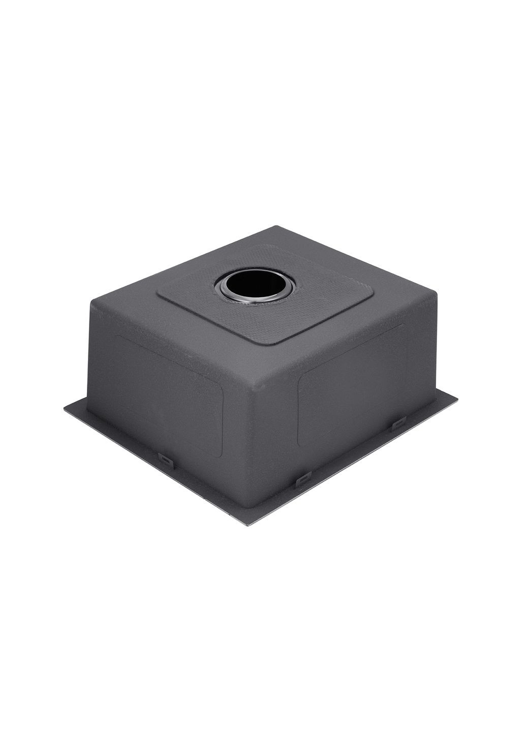 Кухонная мойка 4-в-1 (комплект) черная HS 540Х480 NANO BLACK PVD (3.0/1.0 мм) Kraft (347324529)