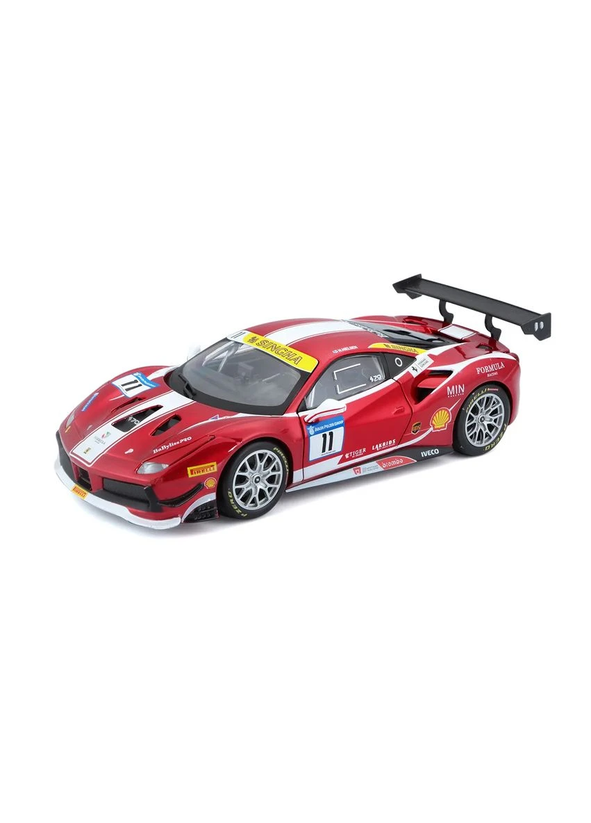 Автомодель пластиковая 1:24 красная Bburago (393590260)