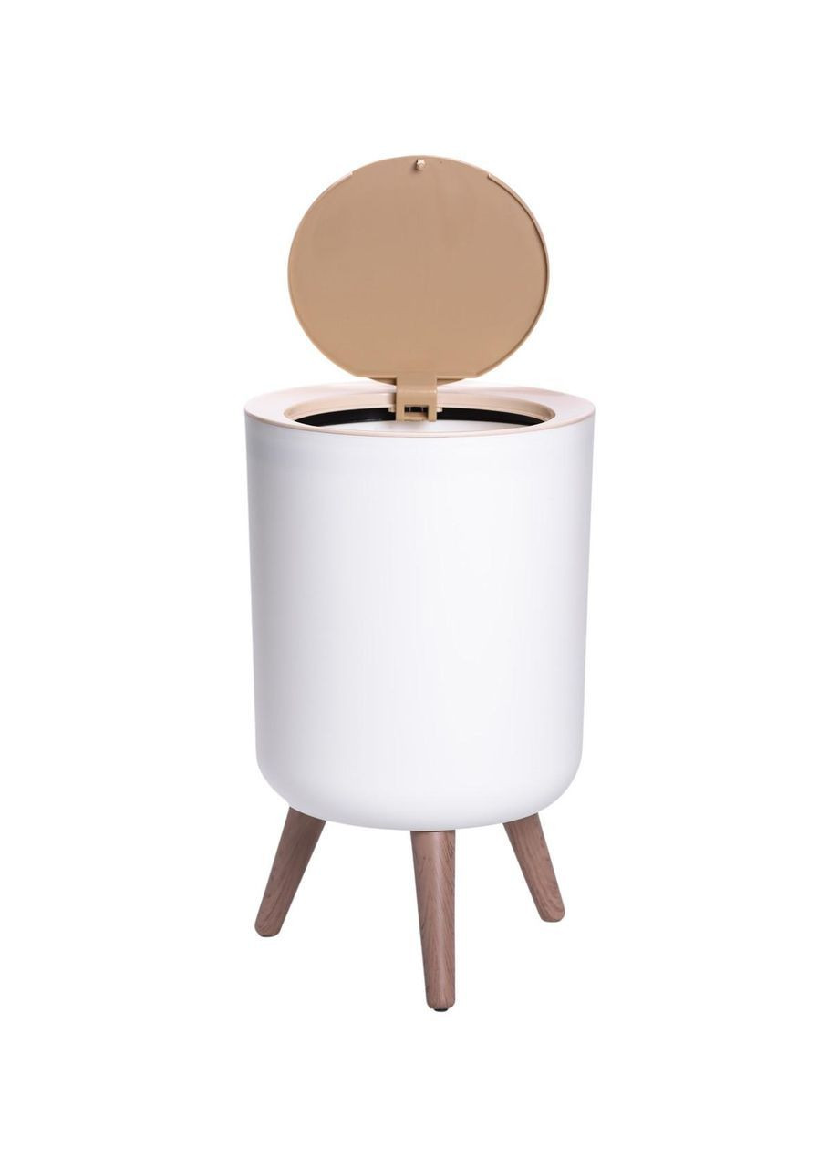 Мусорное ведро с клик-крышкой на ножках 8 литров ведро для мусора на кухню, в спальню и для офиса HP-45-13 No Brand (370373269)